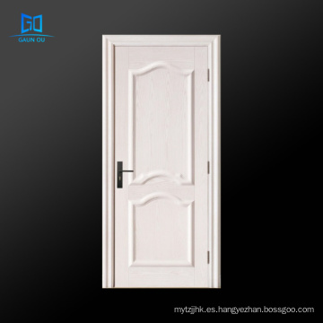 Puertas de chapa blanca para hoteles habitación de madera tradicional go-tg